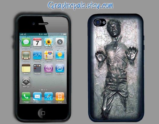 Han Solo in Carbonite iPhone Case