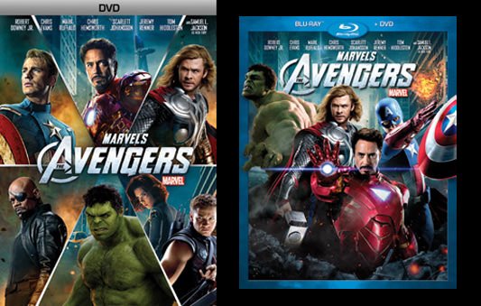 Avengers DVD and Blu-ray