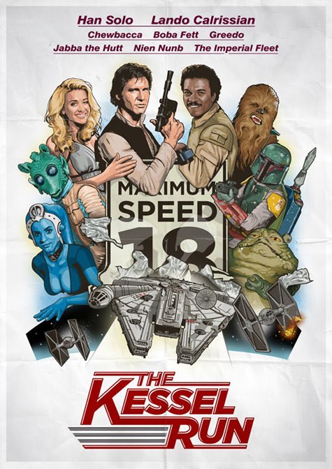Star Wars Kessel Run by Old Red Jalopy