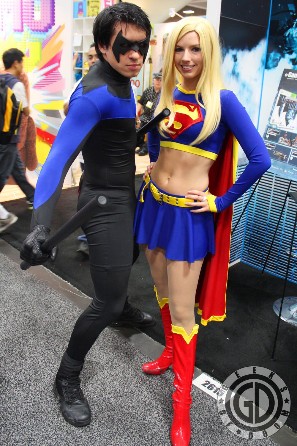 SDCC 2012: Cosplay Round-Up: Nightwing and Supergirl
