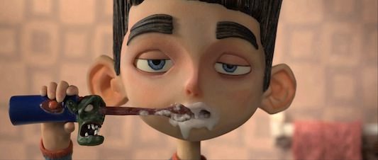ParaNorman Brushes His Teeth