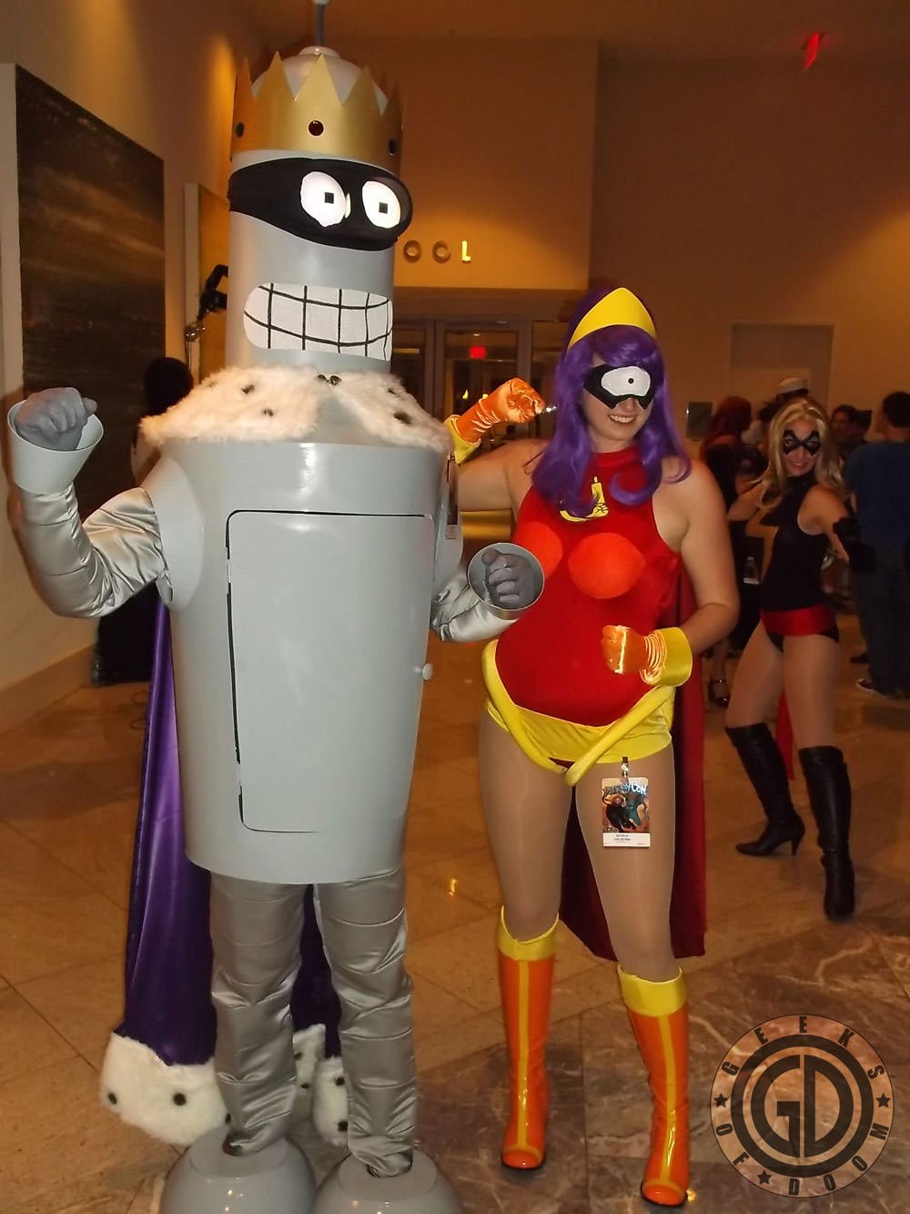 Dragon*Con 2012: Cosplay: Futurama Bender and Leela