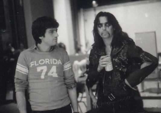 Bob Ezrin and Alice Cooper