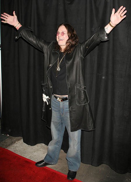 Ozzy Osbourne at the Opening reception for Black Sabbath Resurrection