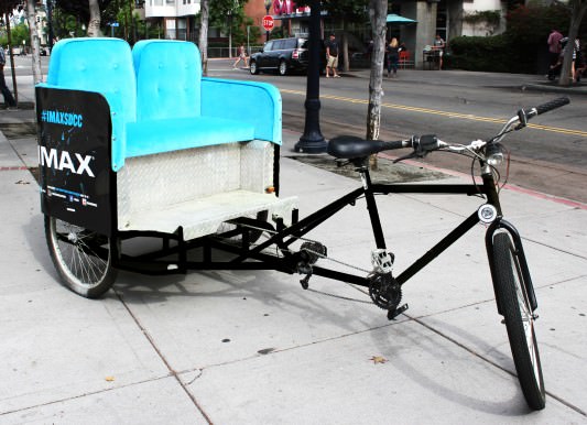 SDCC 2013: IMAX pedicab