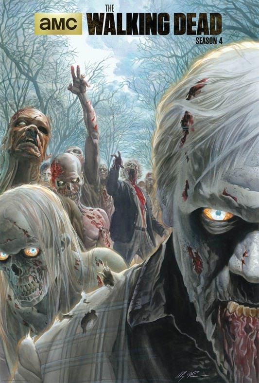 The Walking Dead Season 4 Comic-Con poster by Alex Ross