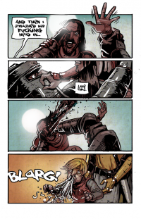 The Red Viper vs. The Mountain That Rides page 11