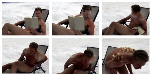 Eric Northman nude sunbath True Blood Season 6 finale