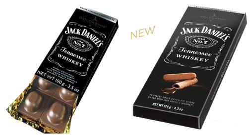 Jack Daniel's Whiskey-Filled Chocolate Bars
