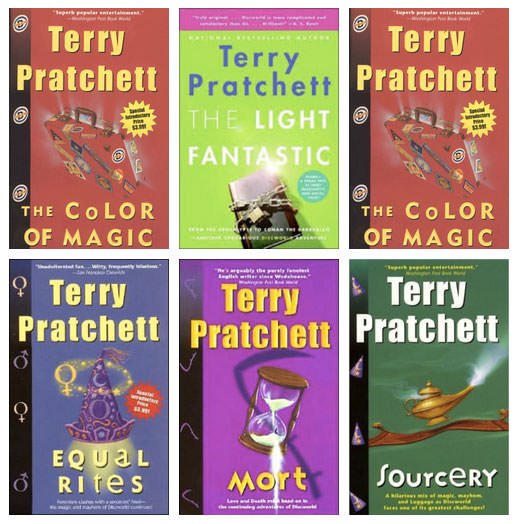 Terry Pratchett Discworld books