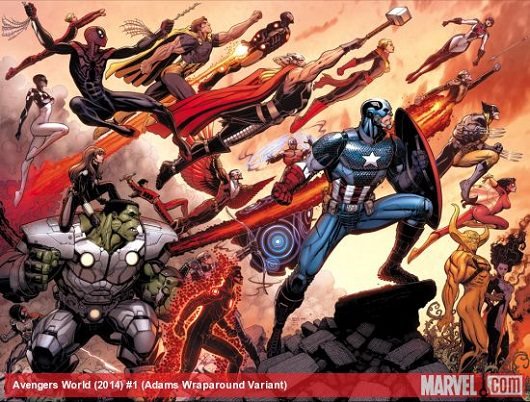 Avengers World Art Adams Cover