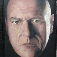 Hank Schrader Breaking Bad pusher graffiti