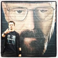 Heisenberg Breaking Bad graffiti