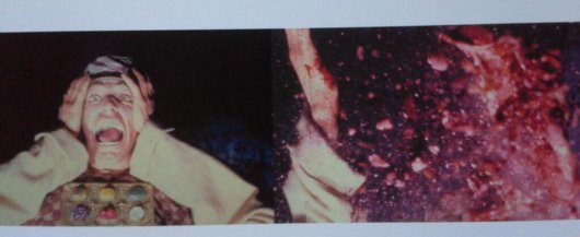 Raiders Of The Lost Ark Belloq's exploding head with no flames