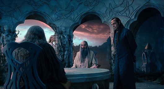 The Hobbit An Unexpected Journey Rivendell Gandalf Saruman Elrond Galadriel