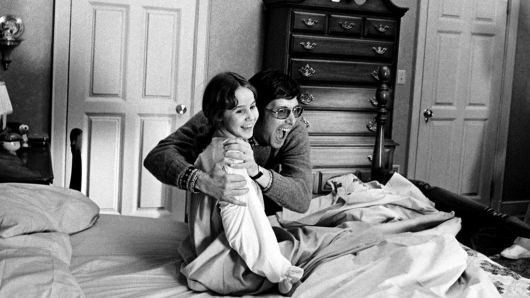 William Friedkin and Linda Blair