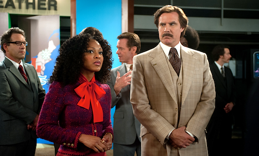 Anchorman 2: The Legend Continues with Will Ferrell and Meagan Good