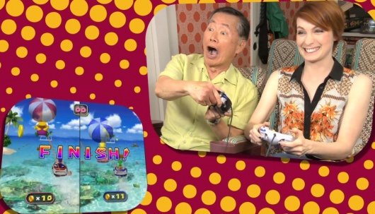 George Takei and Felicia Day Play Mario Party 4