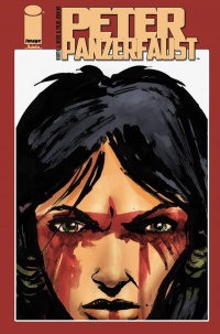 Peter Panzerfaust #16 cover by Tyler Jenkins