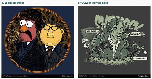Sherlock Muppets shirts