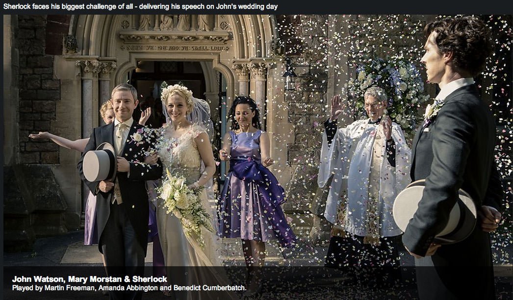 Sherlock wedding John Watson (Martin Freeman), Mary 