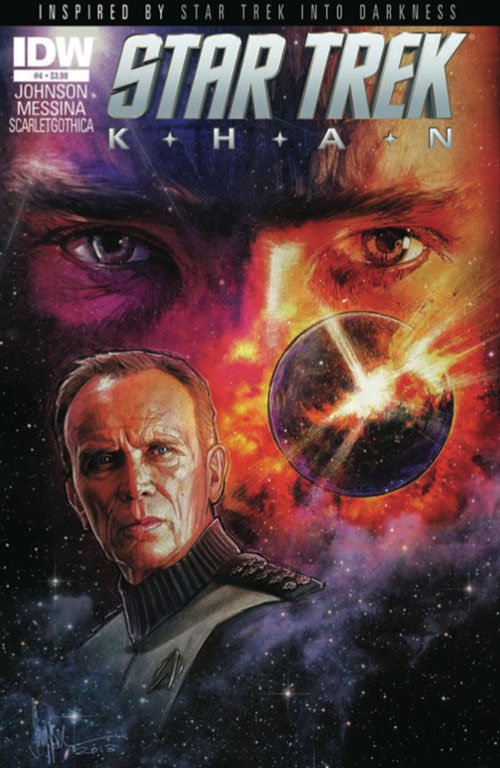 Star Trek Khan #4 cover IDW Publishing