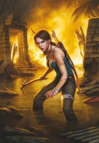 Tomb Raider #1 cover by Dan Dos Santos