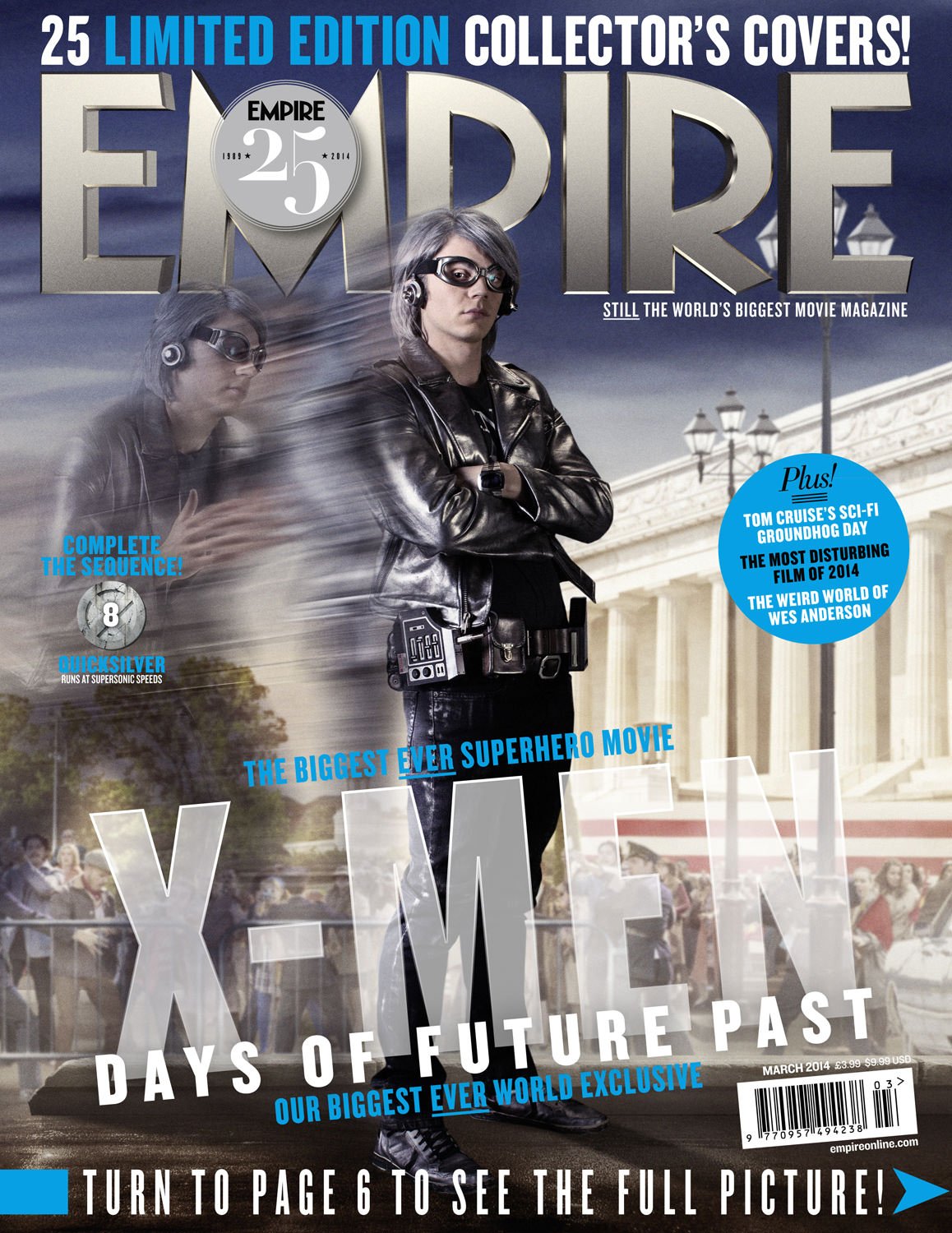 X-Men: Days Of Future Past, Empire cover 08 Quicksilver