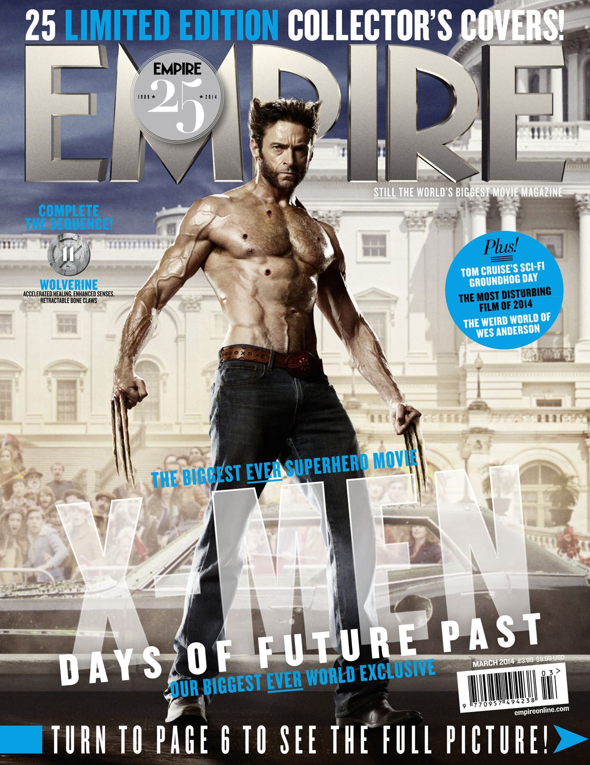X-Men: Days Of Future Past, Empire cover 11 Wolverine