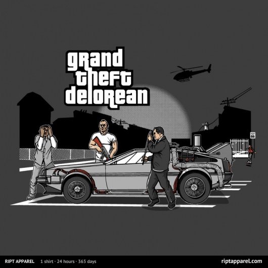 Back To The Future Grand Theft Delorean