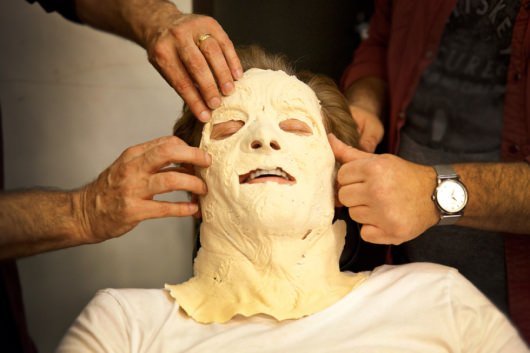 Conan The Walking Dead Walker Makeup application