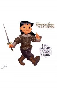 Lilo as Arya Stark