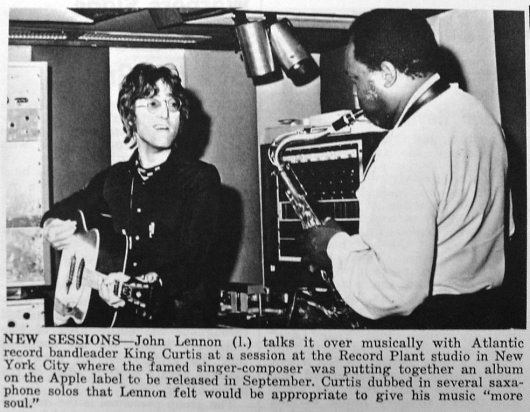 King Curtis and John Lennon