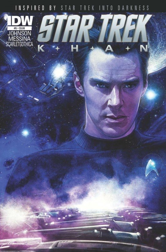 Star Trek Khan #5 cover IDW Publishing