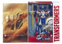 Transformers: Age of Extinction: Optimus Prime First Edition, open package