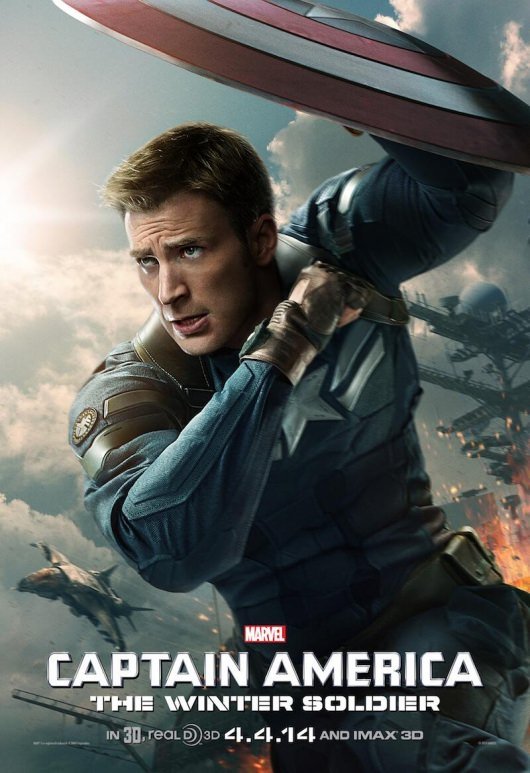 Captain America: The Winter Soldier Captain America character poster