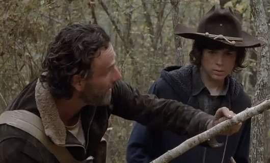 The Walking Dead Season 4 Finale Rick and Carl