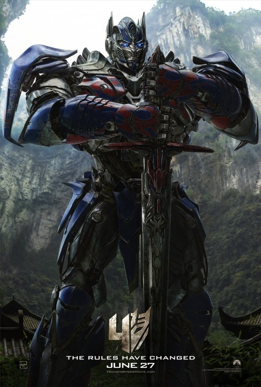 Transformers: Age of Extinction teaser poster