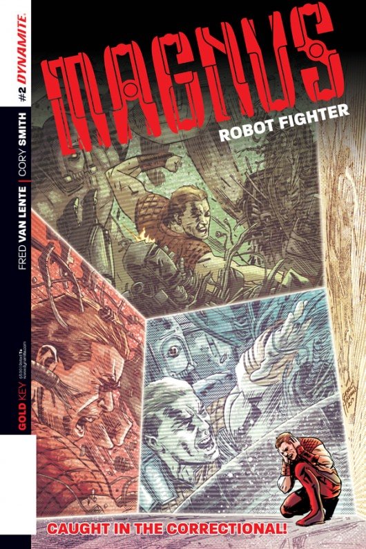 Magnus Robot Fighter #2 cover by Gabriel Hardman