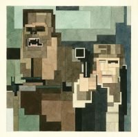 Star Wars Geometric Art: Han Solo and Chewbacca
