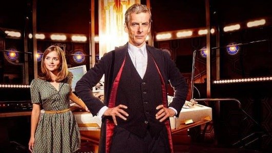 DOCTOR WHO Season 8 Peter Capaldi and Jenna Coleman