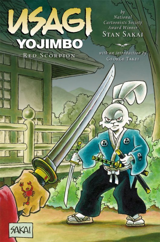 Usagi Yojimbo, Vol. 28: Red Scorpion cover by Stan Sakai