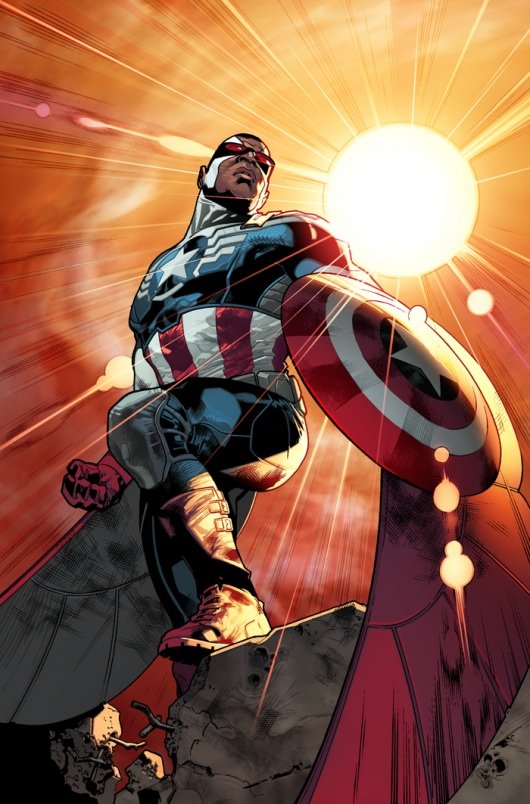 All New Captain America cover by Stuart Immonen