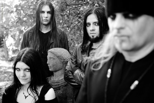 Triptykon band photo black & white