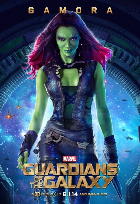 Guardians Of The Galaxy Gamora poster