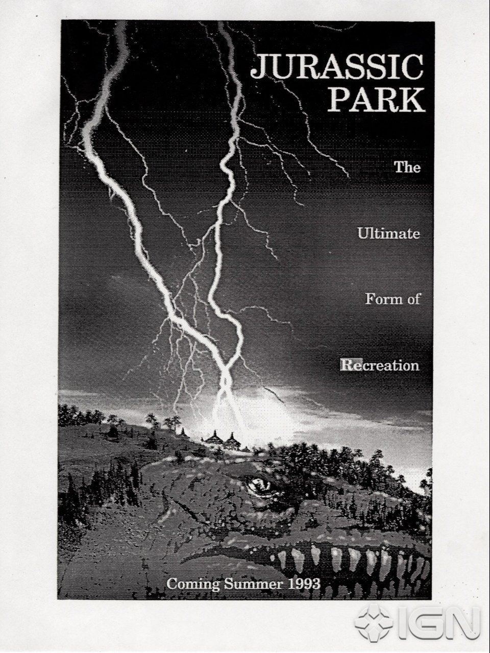 Unseen Jurassic Park Poster #9
