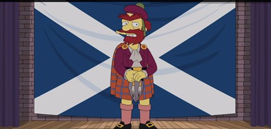 The Simpsons Groundskeeper Willie On Scottish Independence