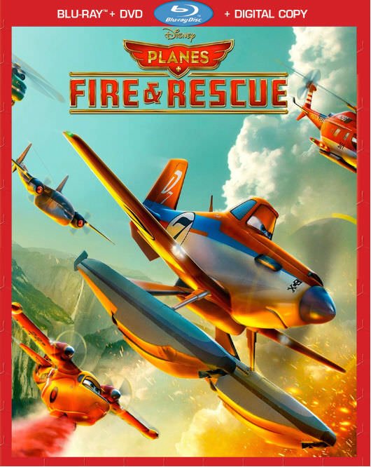 Planes: Fire and Rescue Blu-ray cover