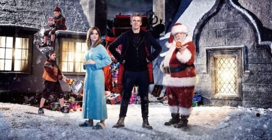 Doctor Who 2014 Christmas Special Peter Capaldi, Jenna Coleman, and Nick Frost