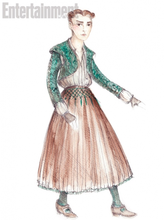 Arya Stark New Costume On Game Of Thrones Season 5